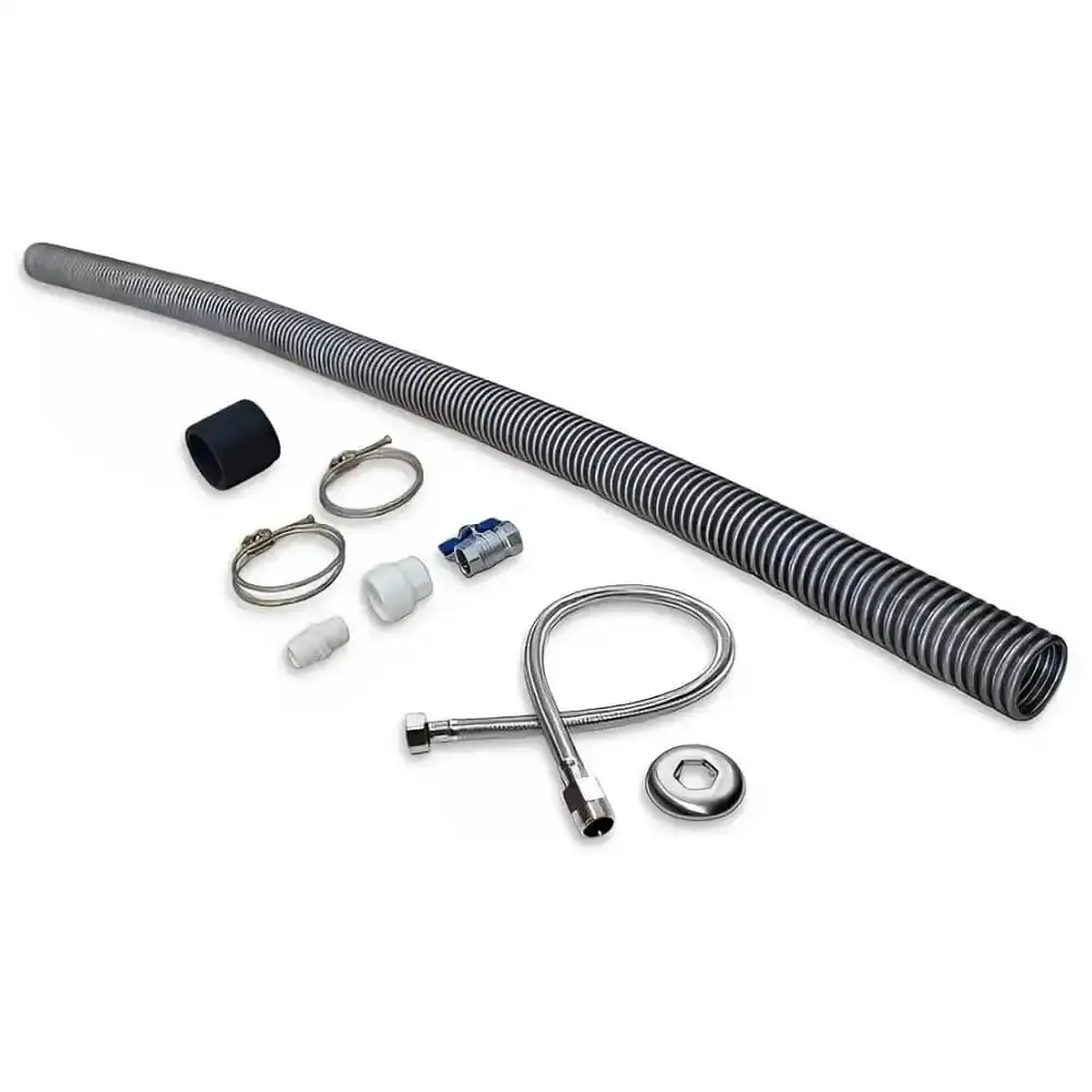 Kit de instalação flexível inox 1.1/2 POL para sauna a vapor 6KW a 12KW 20171 Sodramar — fotografia 3