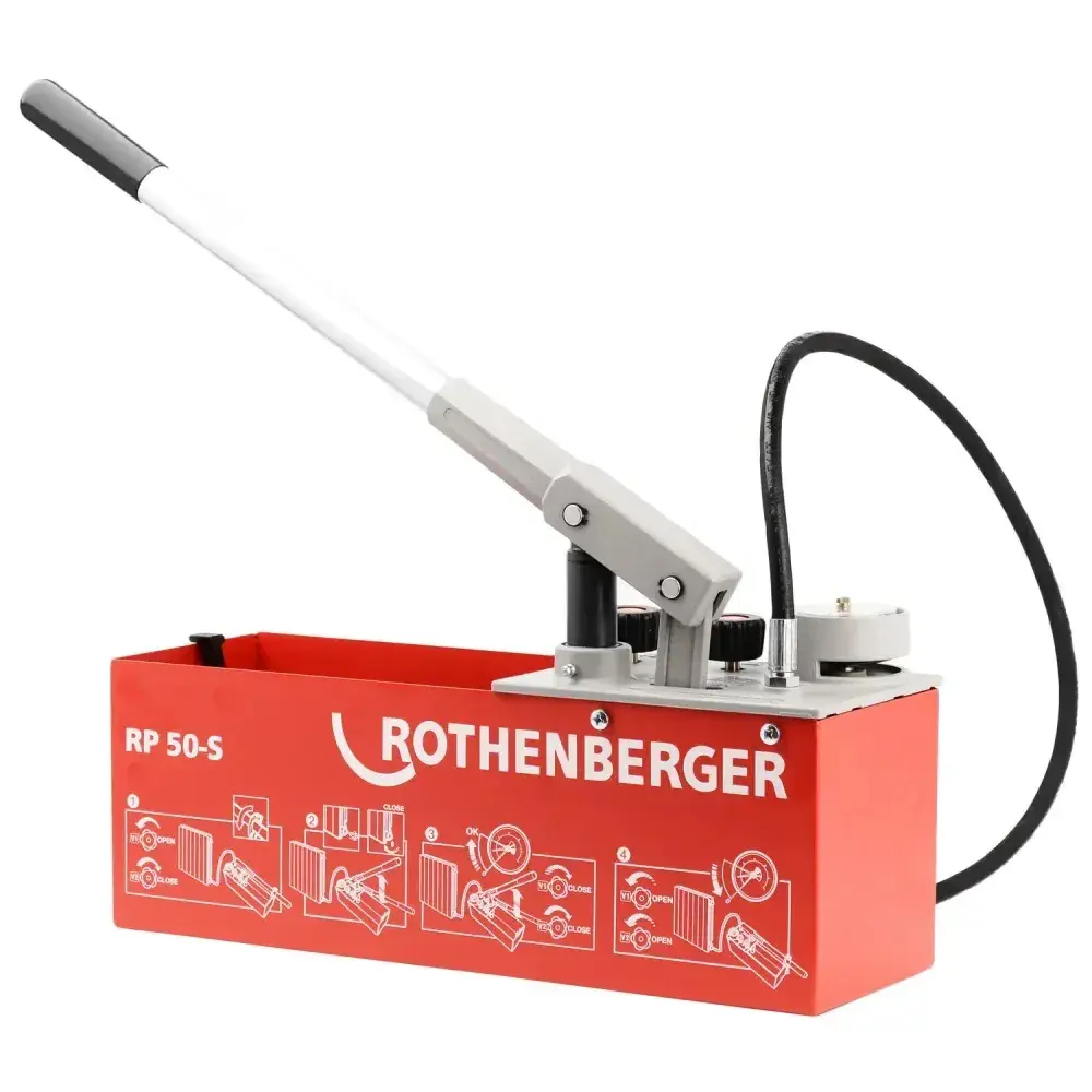 Bomba de teste hidrostático RP50S 60BAR Rothenberger — fotografia 8