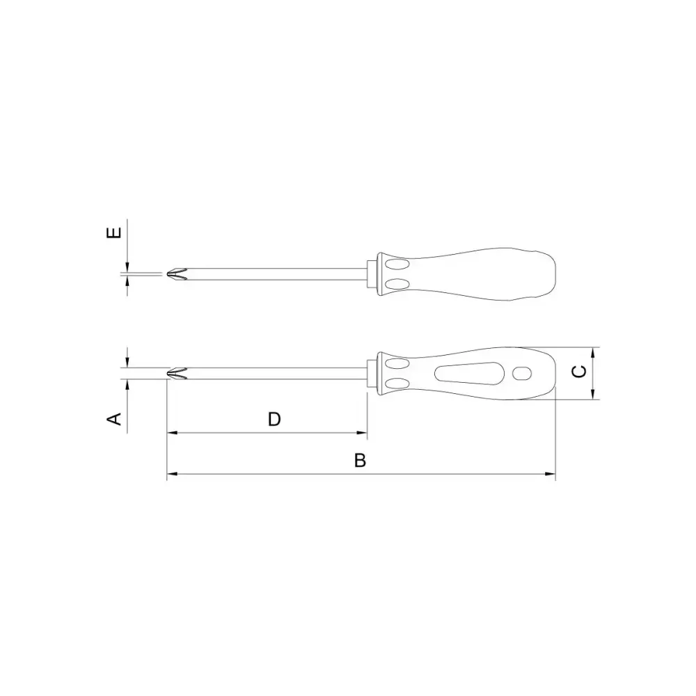 Chave de Fenda Ponta Cruzada Phillips em Aço Cromo Vanádio 3x125 mm 1/8x5 POL 44135011 TRAMONTINA PR — fotografia 5