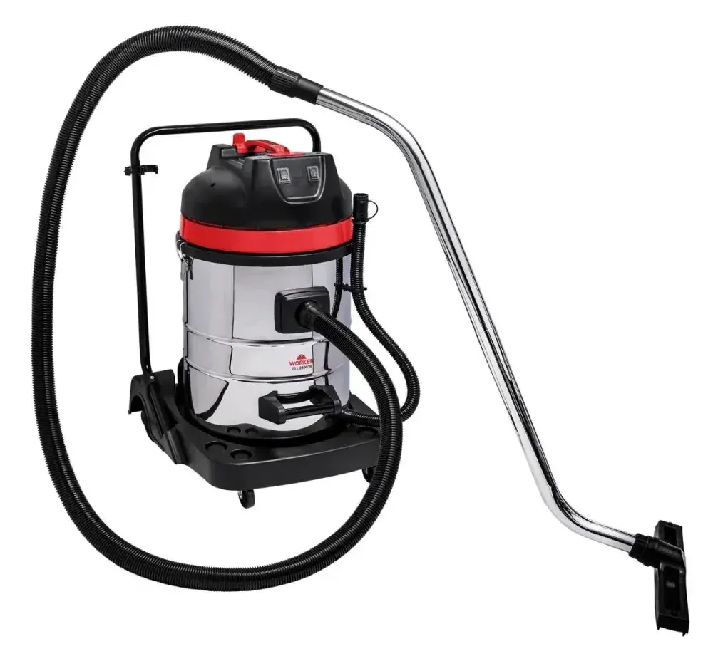 Aspirador de pó e líquidos 2 motores 70L 2400W 127V Worker — fotografia 7