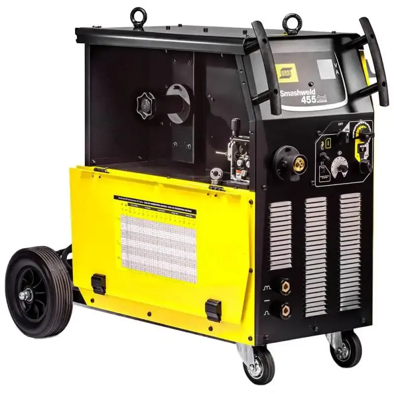 Máquina de solda mig/mag 300A à 100% smashweld 455 cabeçote interno 19.9KVA trifásica 742523 Esab — fotografia 2