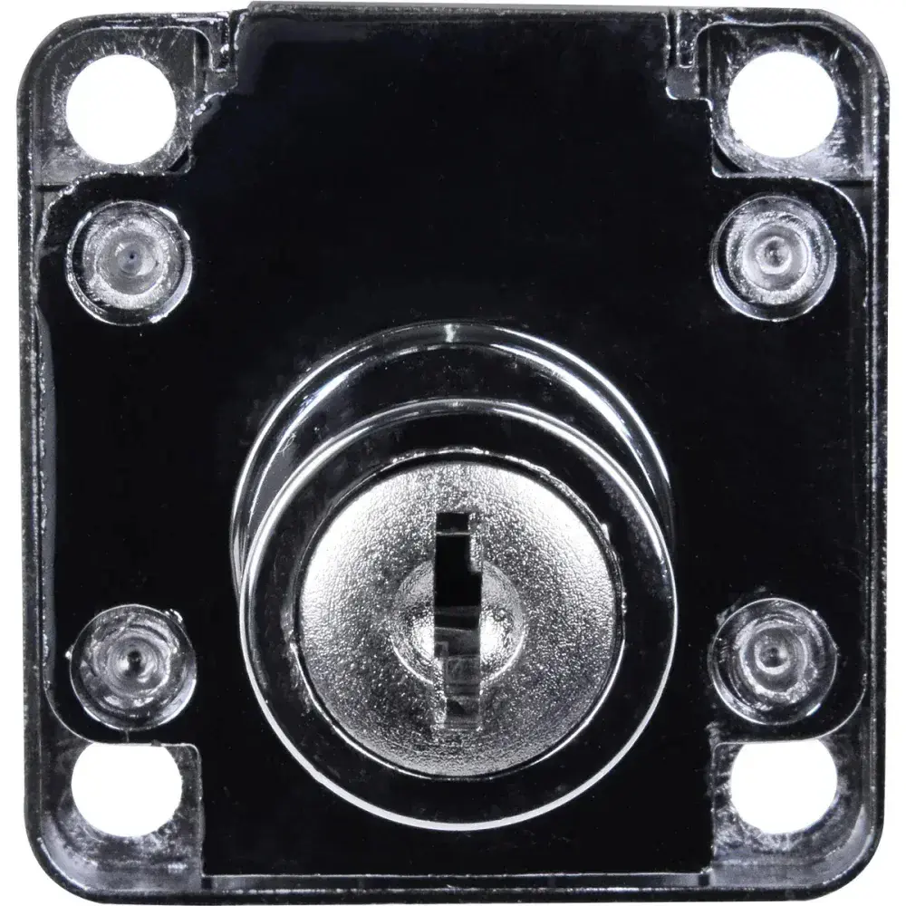 Fechadura universal para gaveta 22MM cromado Kala — fotografia 7