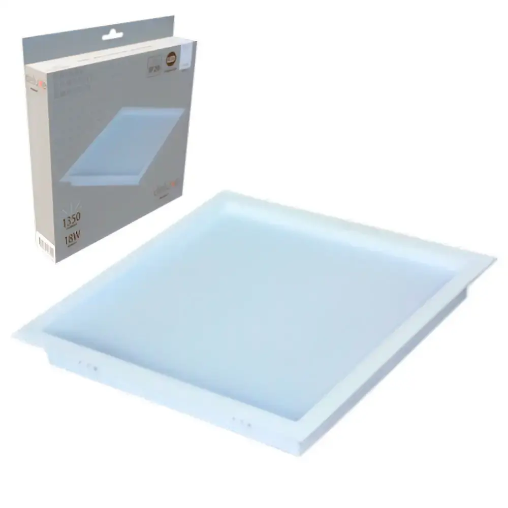 Painel led confort plafon embutir quadrado 4000K 18W neutro bivolt Avant