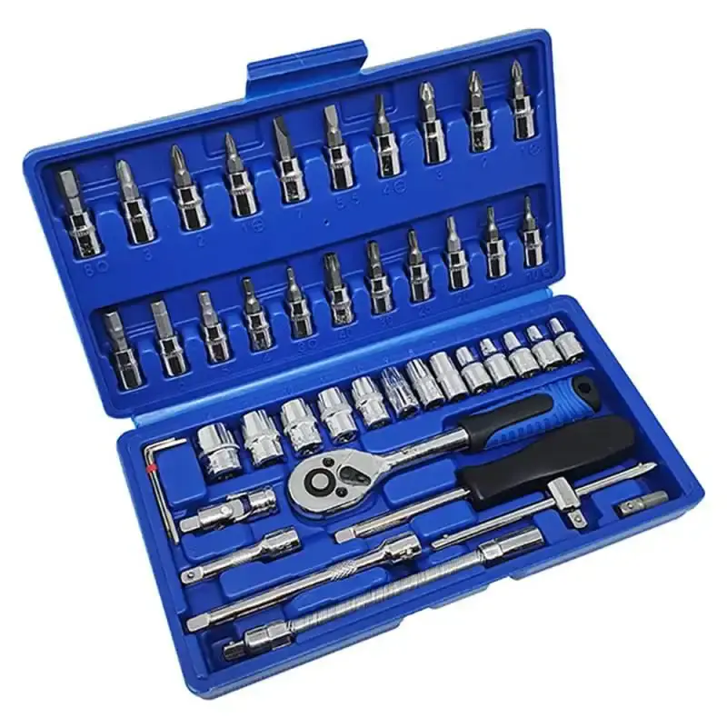 Jogo de soquetes e bits de 1/4 POL com 45 peças W-86 Western