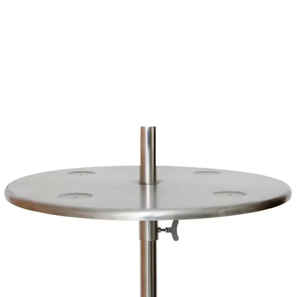 Kit mesa inox para piscina e chumbador para fixação bar molhado Evald — fotografia 4