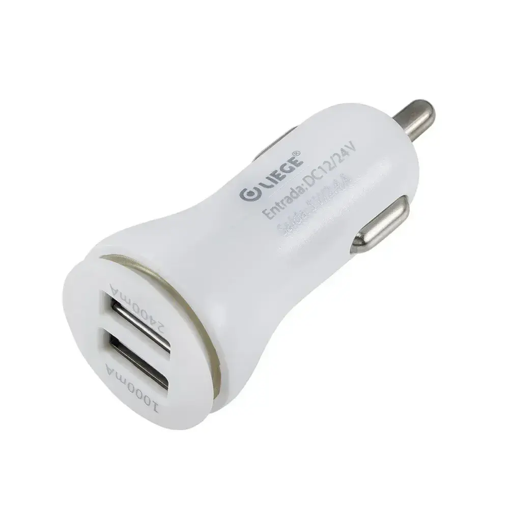 Carregador usb Liege 2 saidas 12/24V br — fotografia 2