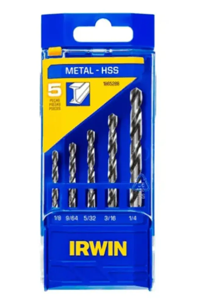 Jogo broca aco rapido 5PCS pol Irwin