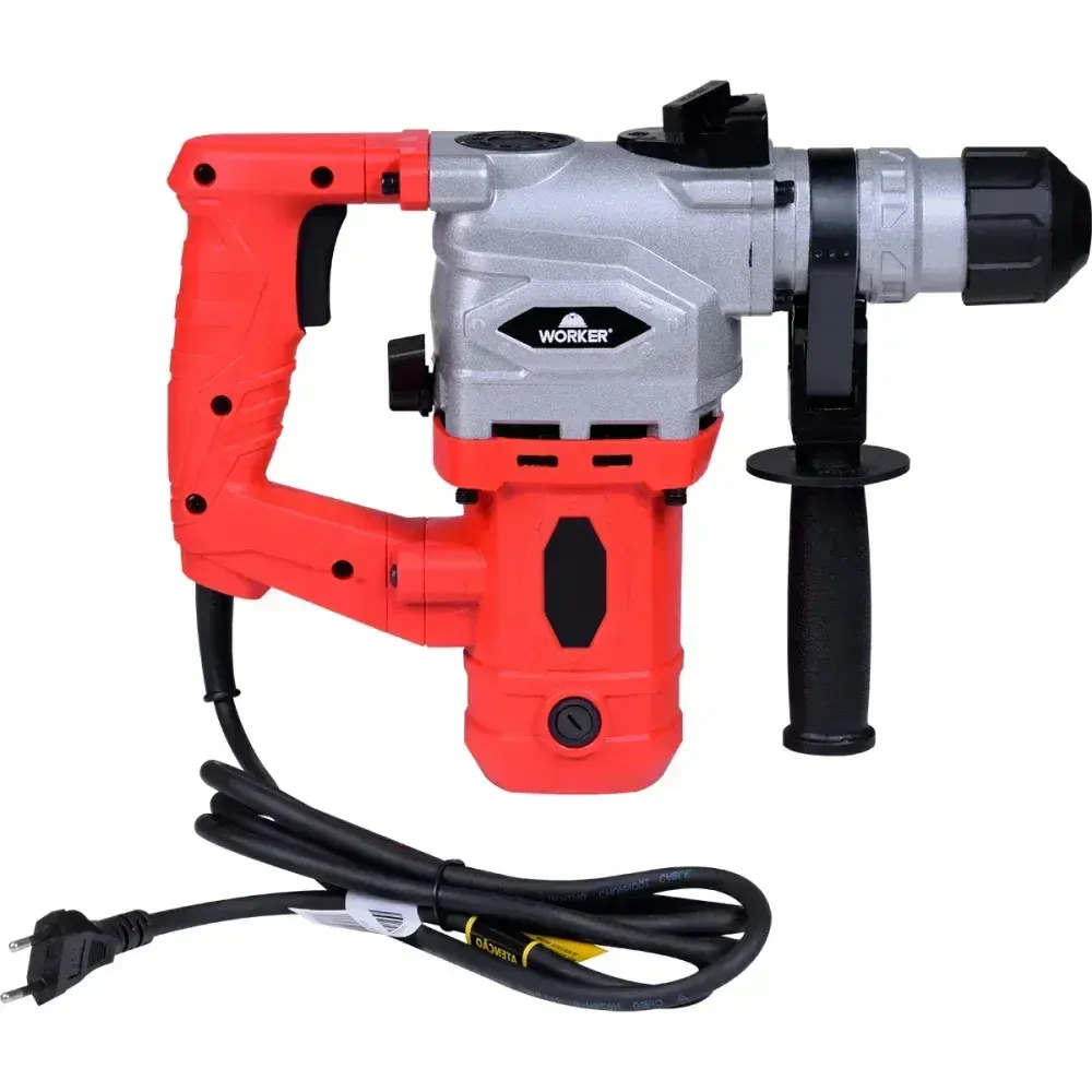 Martelete perfurador rompedor sds plus 900W 4J Worker — fotografia 11