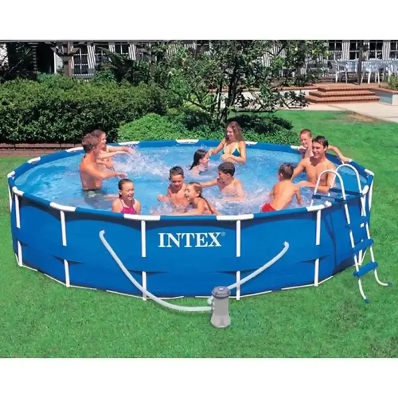 Piscina com Armação 6.503 Litros 366 x 76 CM com Bomba Filtrante INTEX 110 V — fotografia 4