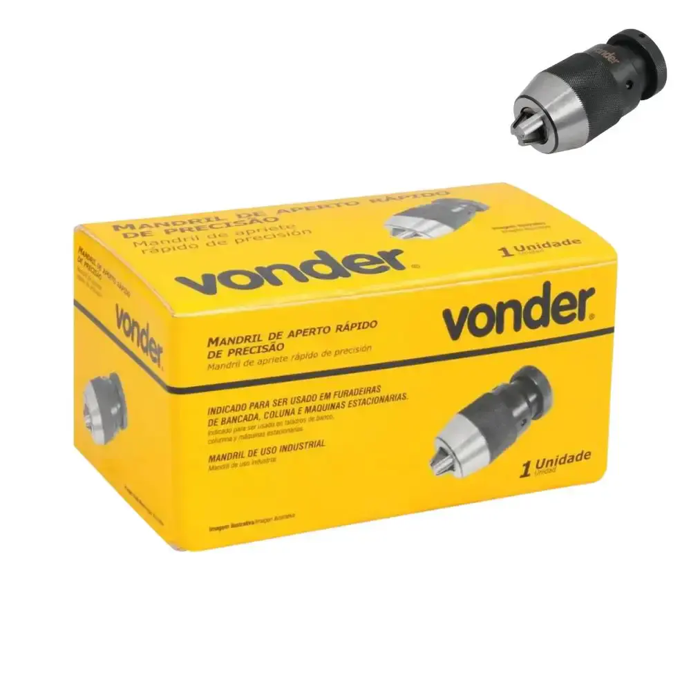 Mandril de aperto rápido 1 a 16 MM cone B18 Vonder — fotografia 3
