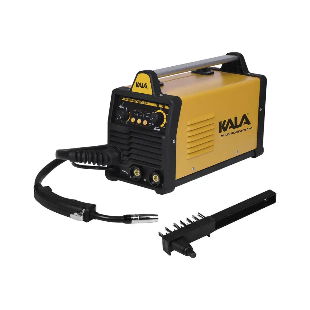 Inversora de solda multiprocessos 140A com tocha 20A 220V Kala