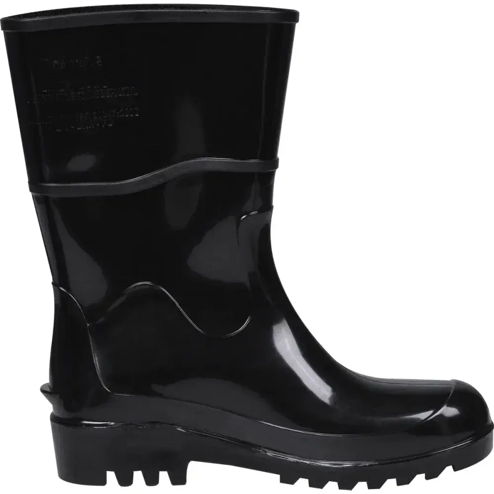 Bota pvc cano médio com forro N°39 preto Worker — fotografia 10