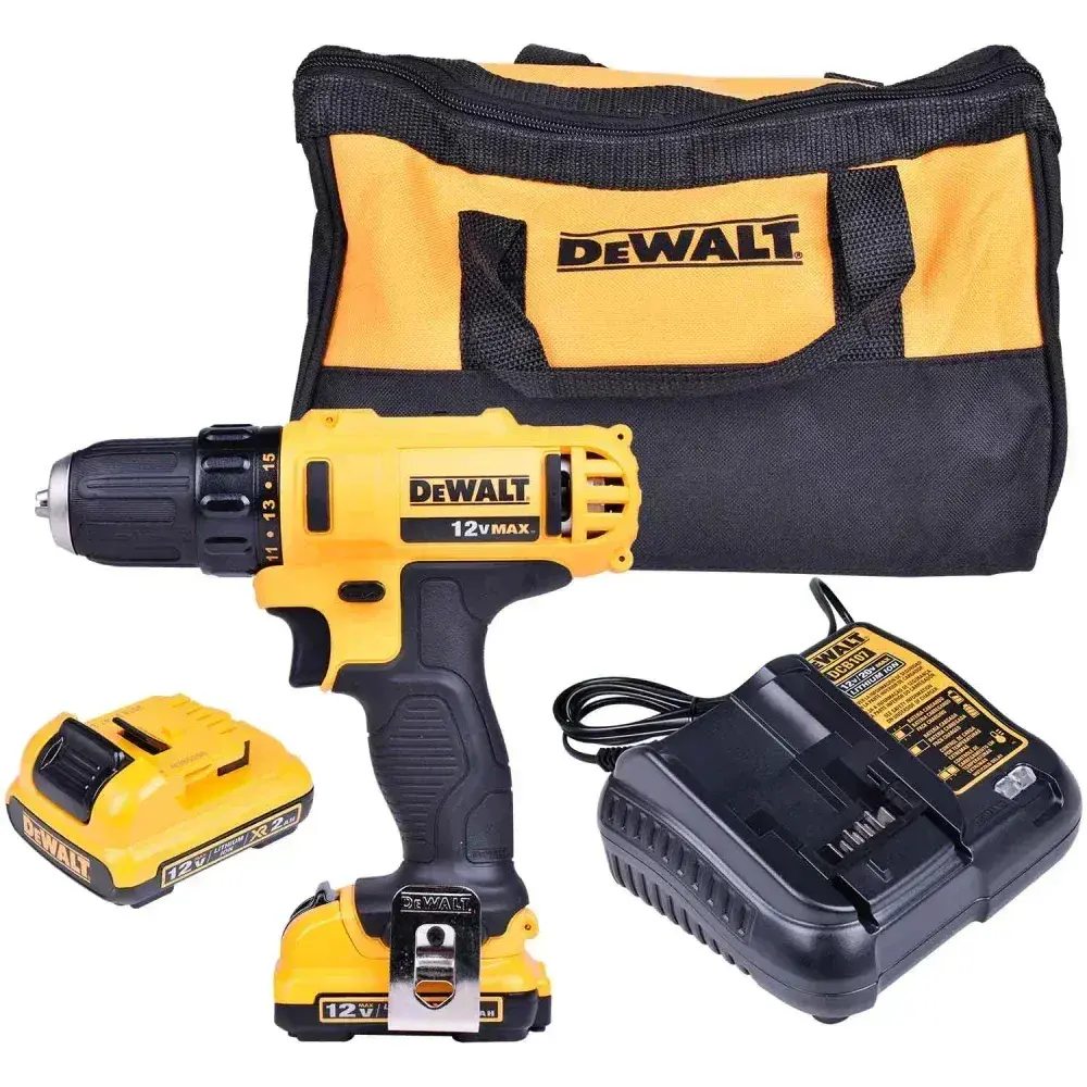 Furadeira parafusadeira DCD710D2-BR 3/8 12V max Dewalt — fotografia 7