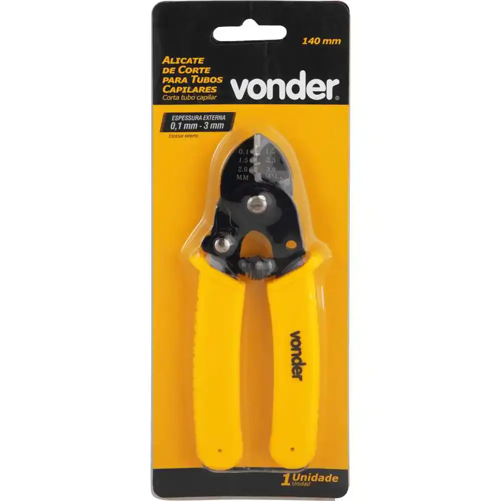 Alicate de corte para tubos capilares 140MM Vonder — fotografia 4