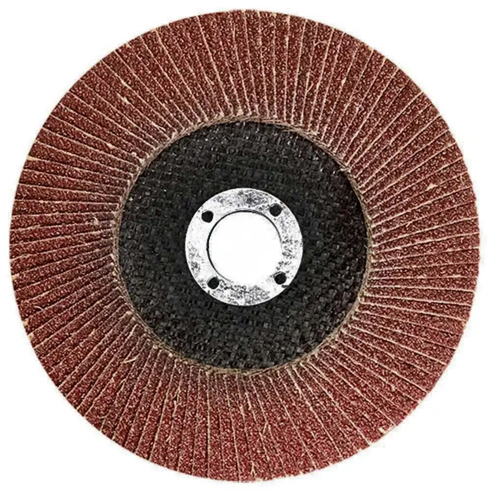 Disco de lixa flap 4.1/2 POL 50 unidades grana 40 MTX — fotografia 5