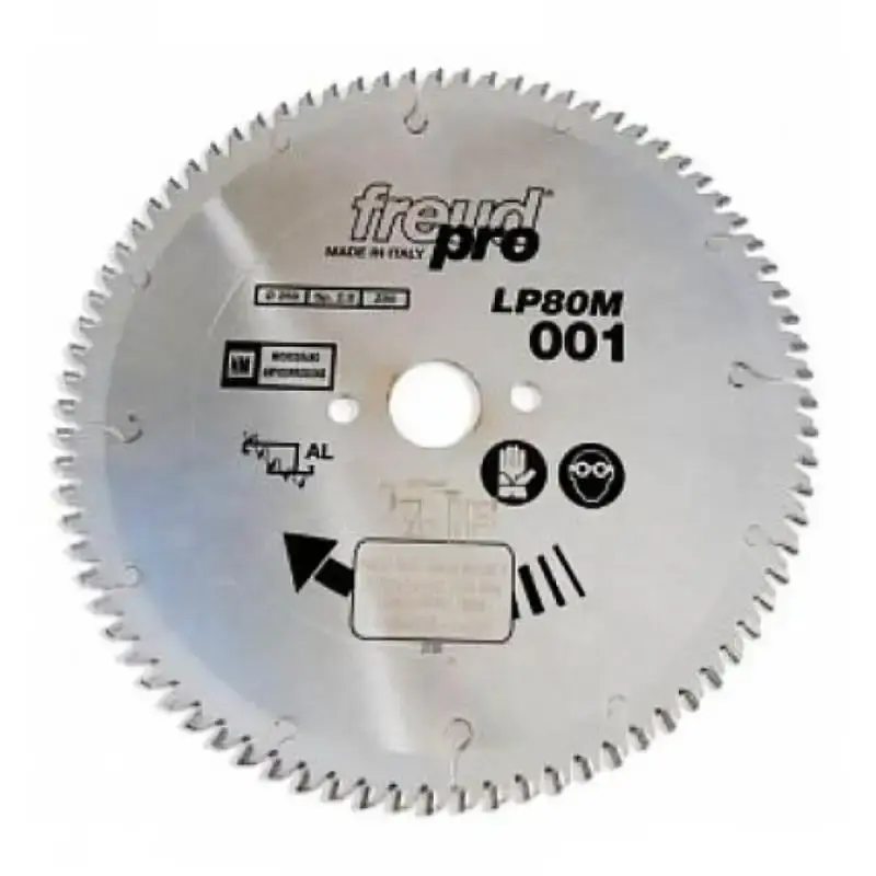 Disco serra circular 10 POL 250 MM 80D para alumínio LP80M-001 Freud