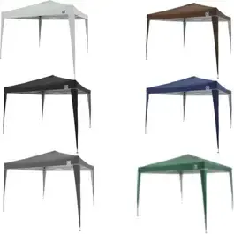 Tenda gazebo 3X3 dobrável várias cores sanfonada 330800 BEL Belfix — fotografia 3