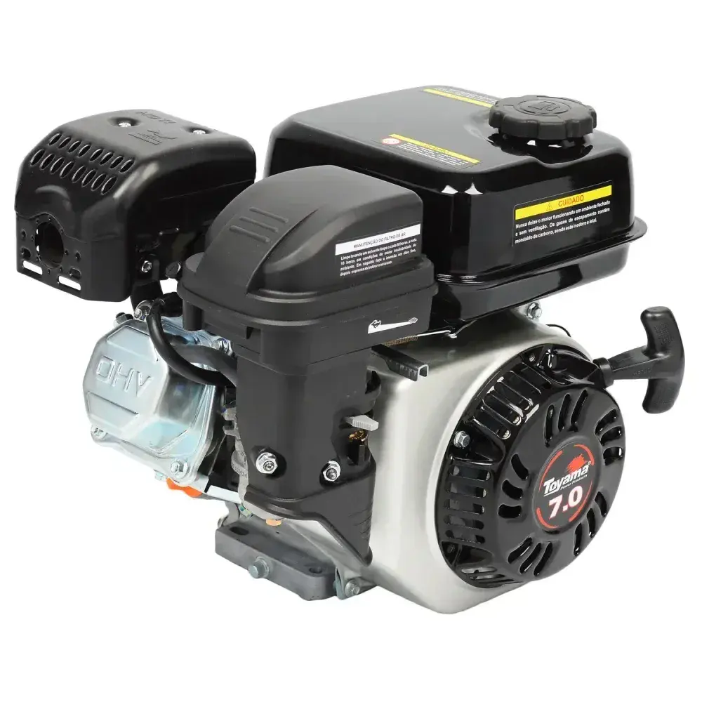Motor a gasolina 7 hp multiuso 4 tempos ohv TE70 Toyama — fotografia 6