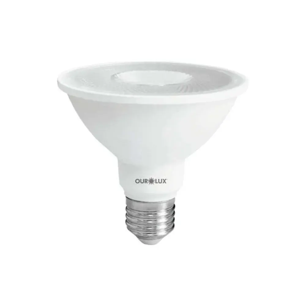 Lâmpada led PAR30 dimerizável 9,8W 2700K Ourolux