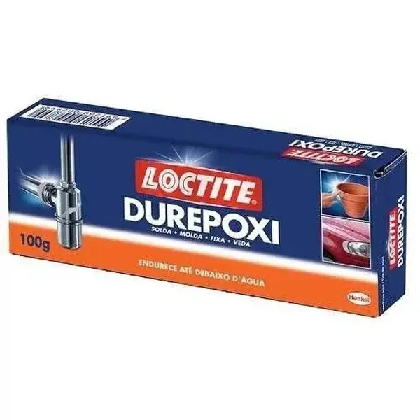 Adesivo durepoxi cinza 100G Henkel — fotografia 3