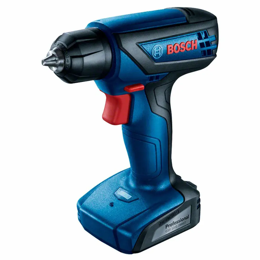 Furadeira parafusadeira GSR1000 smart 12V com 32 bits e maleta Bosch — fotografia 2