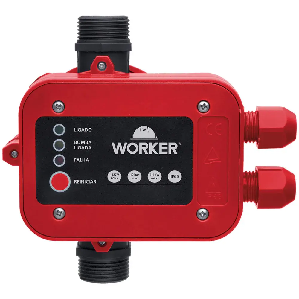 Controlador de pressão s manômetro bivolt Worker — fotografia de referência