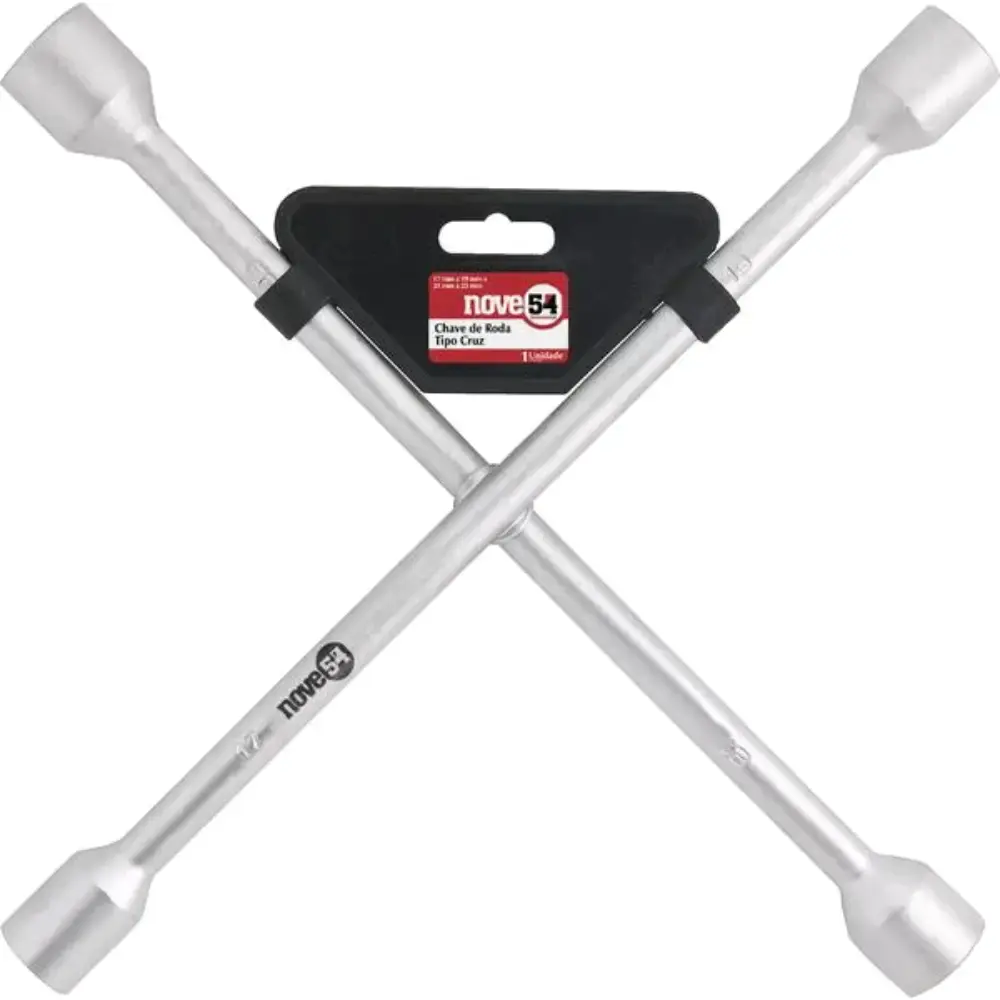 Chave de roda tipo cruz 17X19X21X23MM Nove54 — fotografia 3