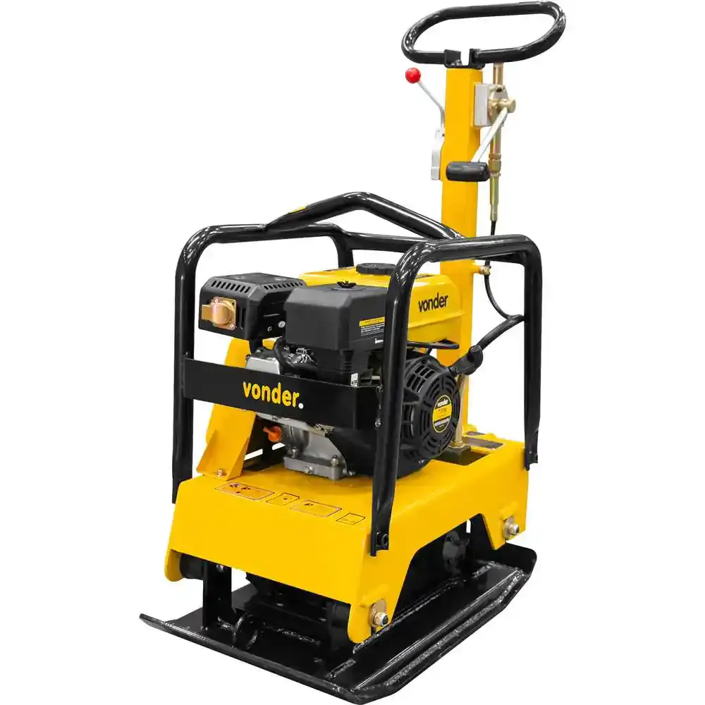Placa compactadora vibratória gasolina reversível 7 HP 4 t Vonder — fotografia de referência