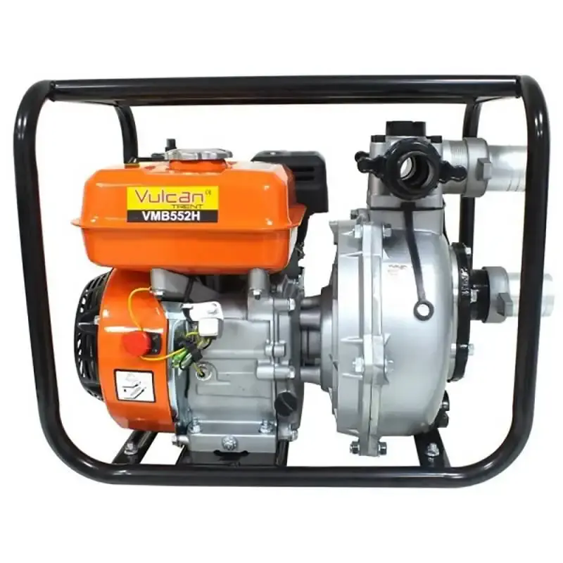 Bomba motobomba à gasolina 5.5 HP 4T auto escorvante alta pressão 2 POL VMB552H Vulcan — fotografia 2