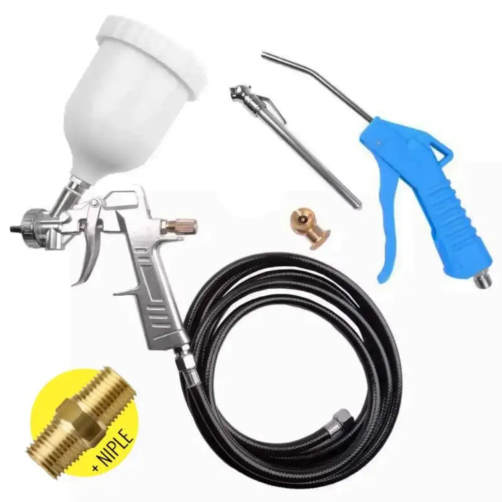 Kit multiuso para compressor de ar com 6 peças KC-6 Ferrari + niple — fotografia de referência