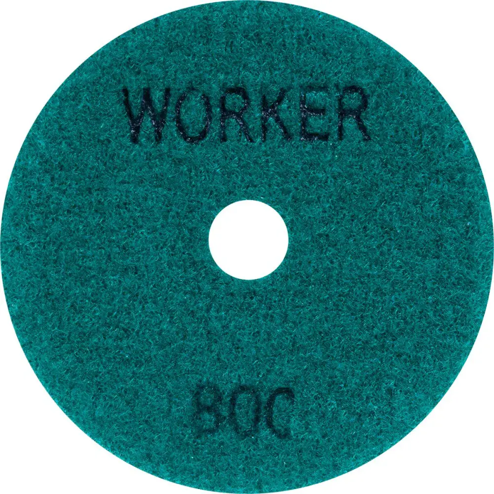 Disco de lixa diamantada com velcro 4 G800 verde Worker — fotografia de referência