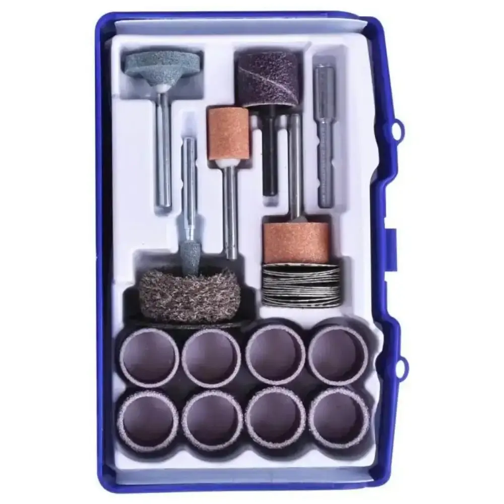 Kit para mini retífica 31 peças para lixar e afiar 727 Dremel — fotografia 2