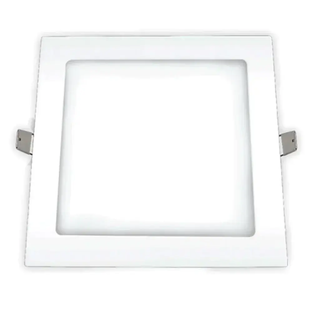 Painel led embutir 24W biv 6500K quadrado Ourolux — fotografia 3