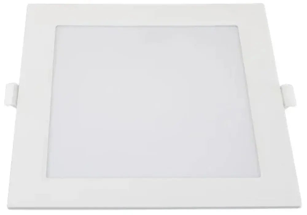 Painel led quadrado embutir bivolt 18W 6500K Ourolux — fotografia 2
