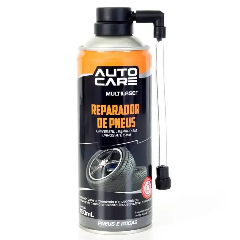 Reparador instantâneo anti furo para pneus automotivos AU400 Multilaser