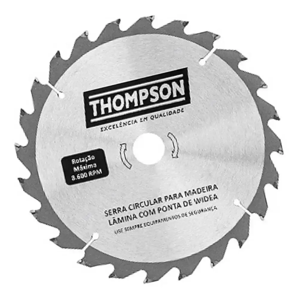 Lâmina de Serra Circular para Madeira 14 Polegadas 36 Dentes 350 mm x 30 mm THOMPSON — fotografia 3