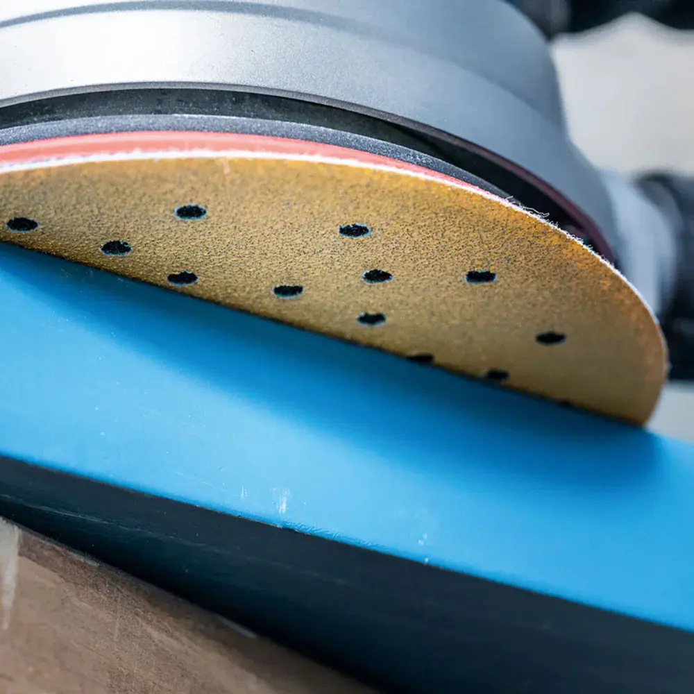 Disco lixa 8 furos e velcro 5G320 best for wood paint Bosch — fotografia 6