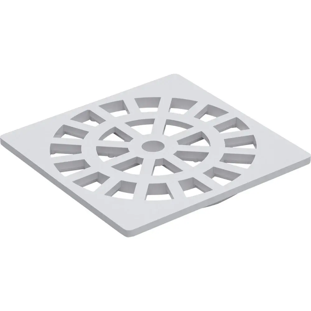 Grelha ralo plast Liege quadrado br 15 cm — fotografia de referência