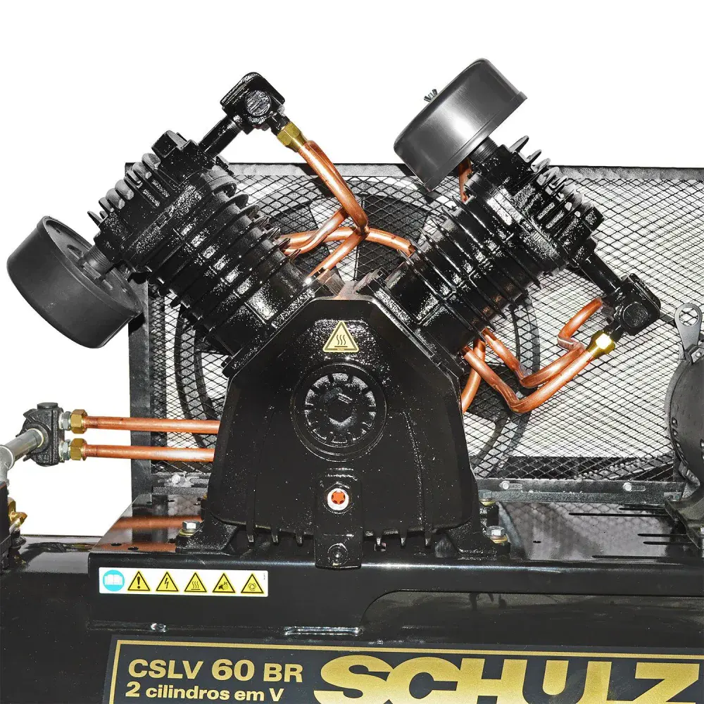 Compressor de ar 60 pés 350L bravo cslv 220/380V Schulz — fotografia 3