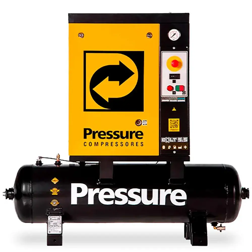 Compressor ar parafuso 5.5HP 220V bolt 5.5 Pressure