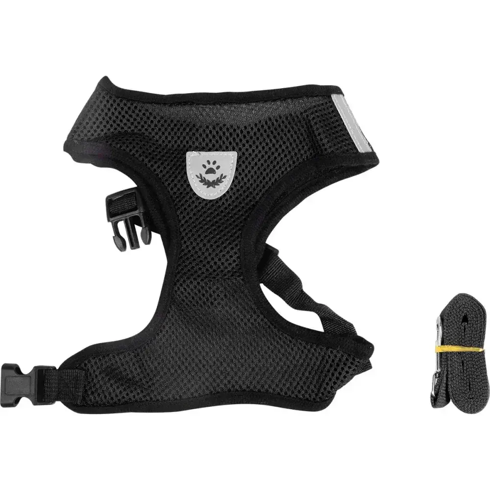 Guia peitoral para porte pequeno preta m 5KG Kala — fotografia 5