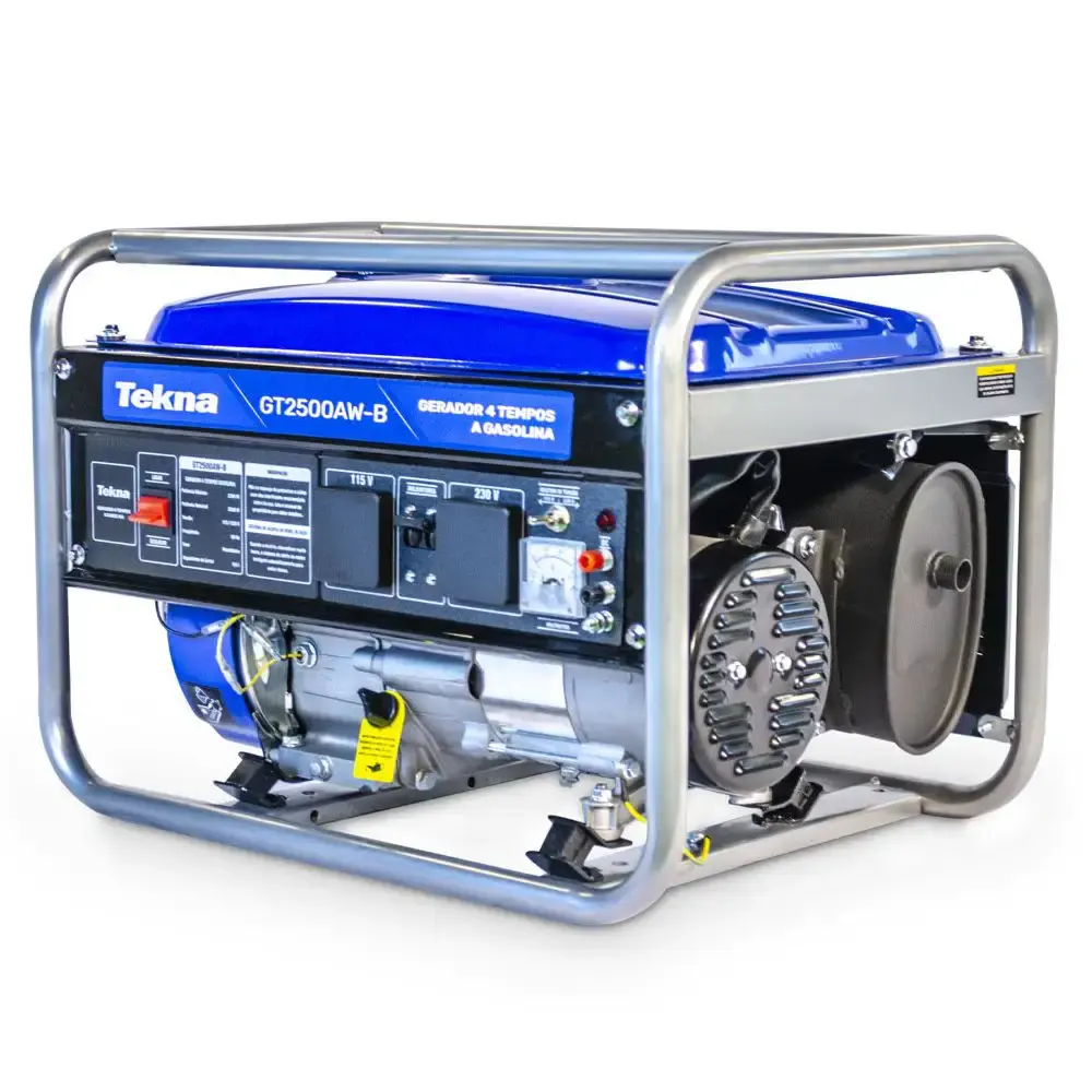 Gerador portátil a gasolina 4T 2.2KVA 2200W bivolt GT2500AW-B Tekna — fotografia 2