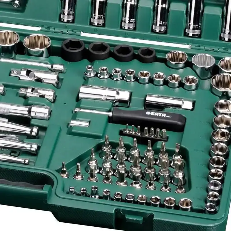 Kit de ferramentas com 150 peças ST09510SJ Sata — fotografia 5