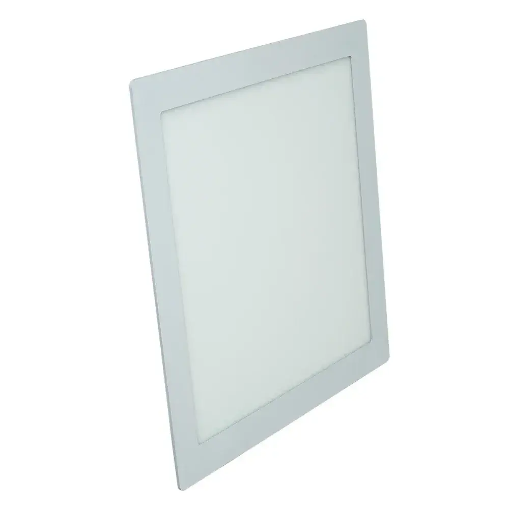 Painel de led quadrado amarelo 24W bivolt Liege — fotografia de referência