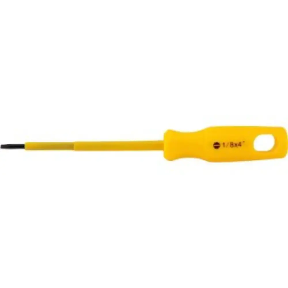 Chave de Fenda 1/8 x 4 POL Isolada Aço Cromo Vanádio VONDER — fotografia 4