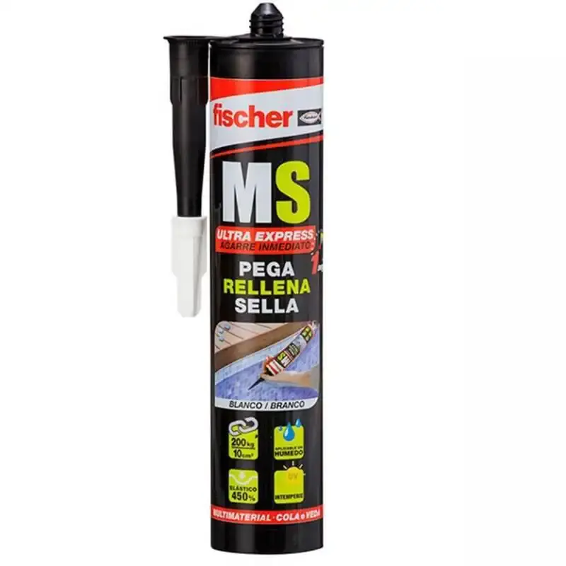 Silicone selante de alto desempenho tubo 400 GR ultra express 508455 Fischer