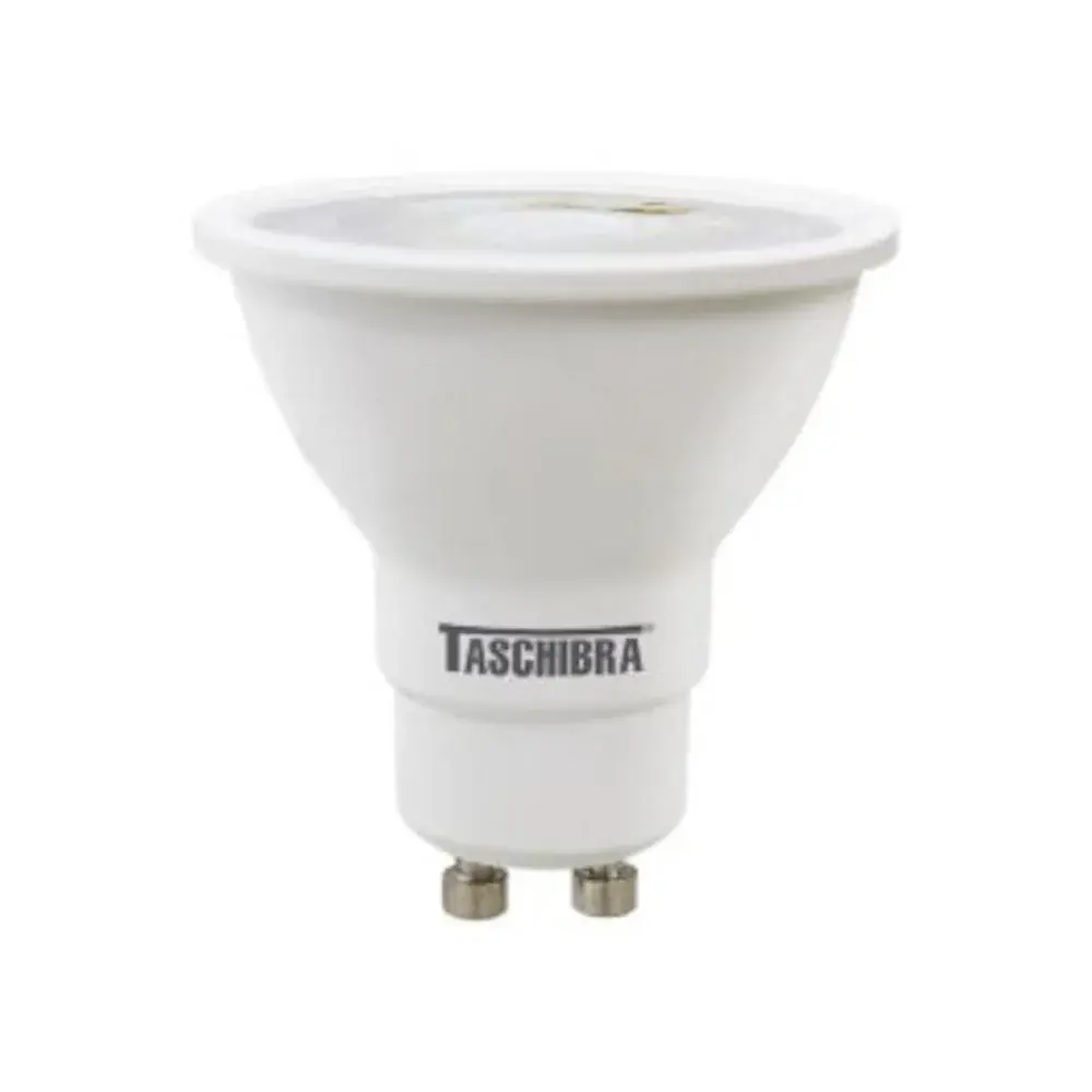 Lâmpada led dicroica MR16 GU10 7W 65000K Taschibra