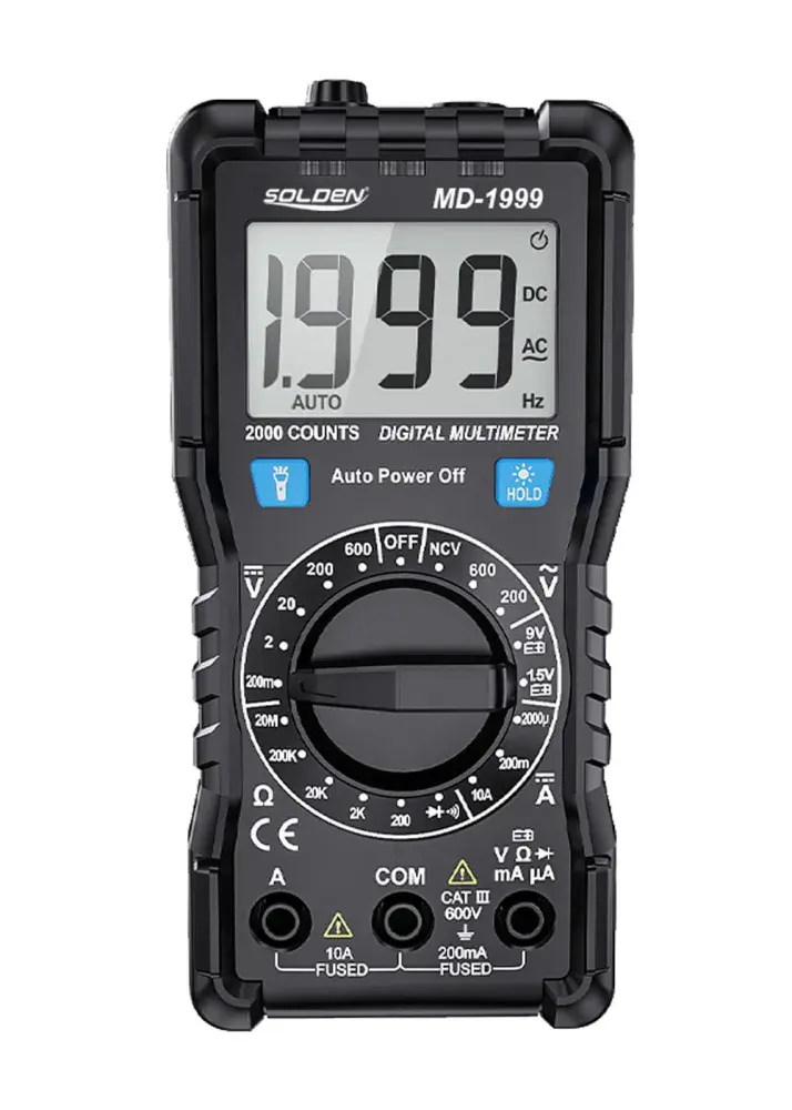 Multímetro digital MD-1999 compacto Solden