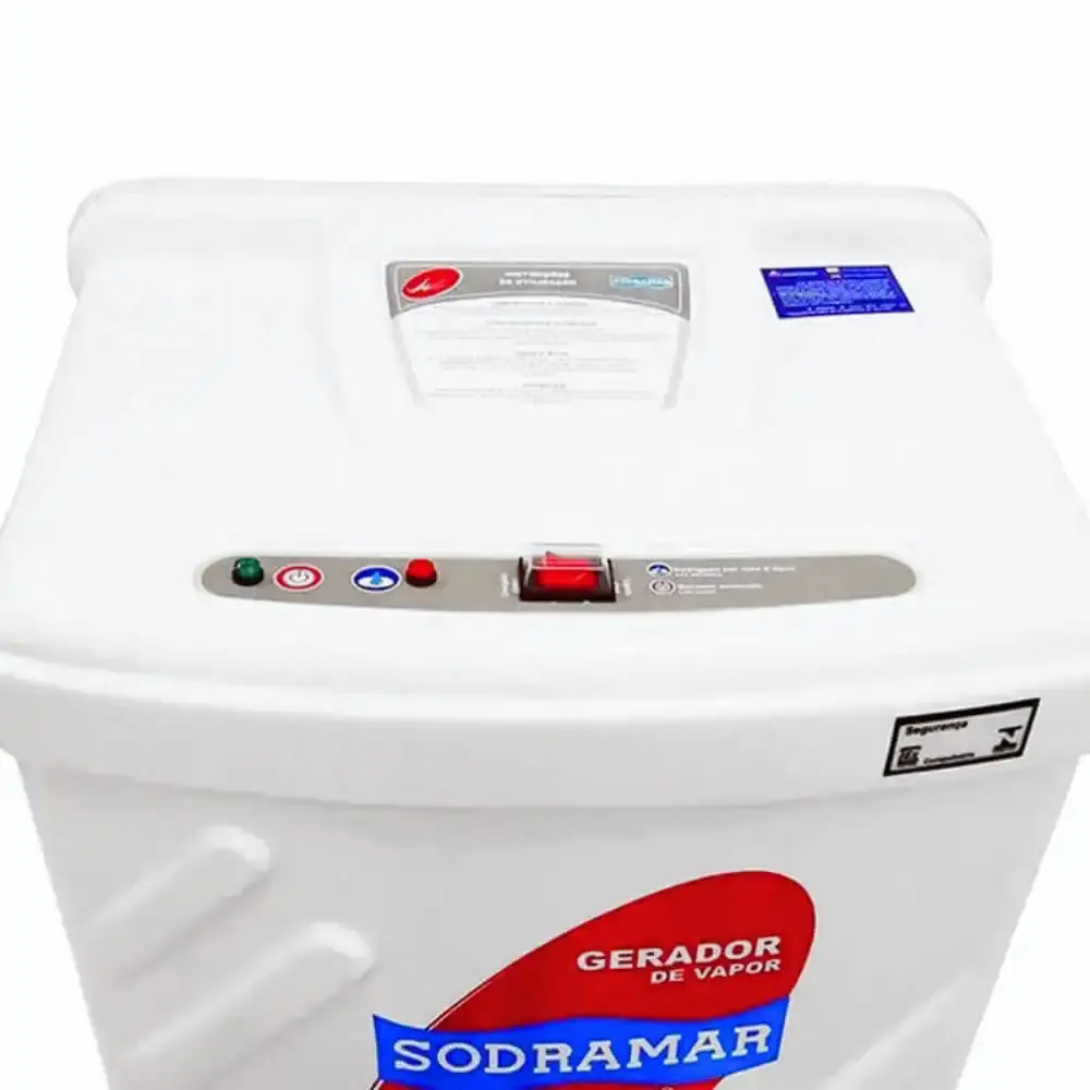 Gerador de vapor para sauna compact line inox 12KW trifásico 380V Sodramar — fotografia 3