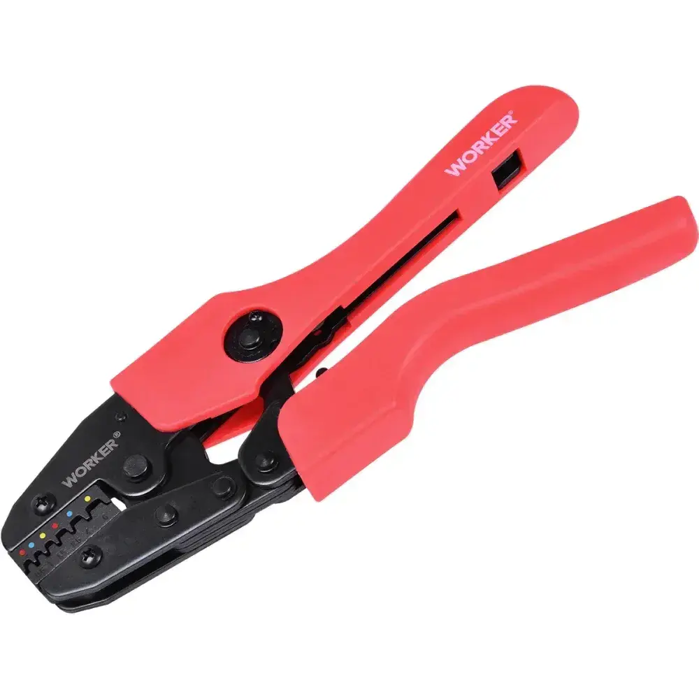 Alicate crimpador tipo pino tubular 0,5-6,0MM² Worker — fotografia 5
